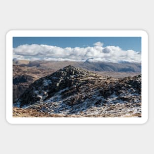 Winter on Maiden Moor Sticker